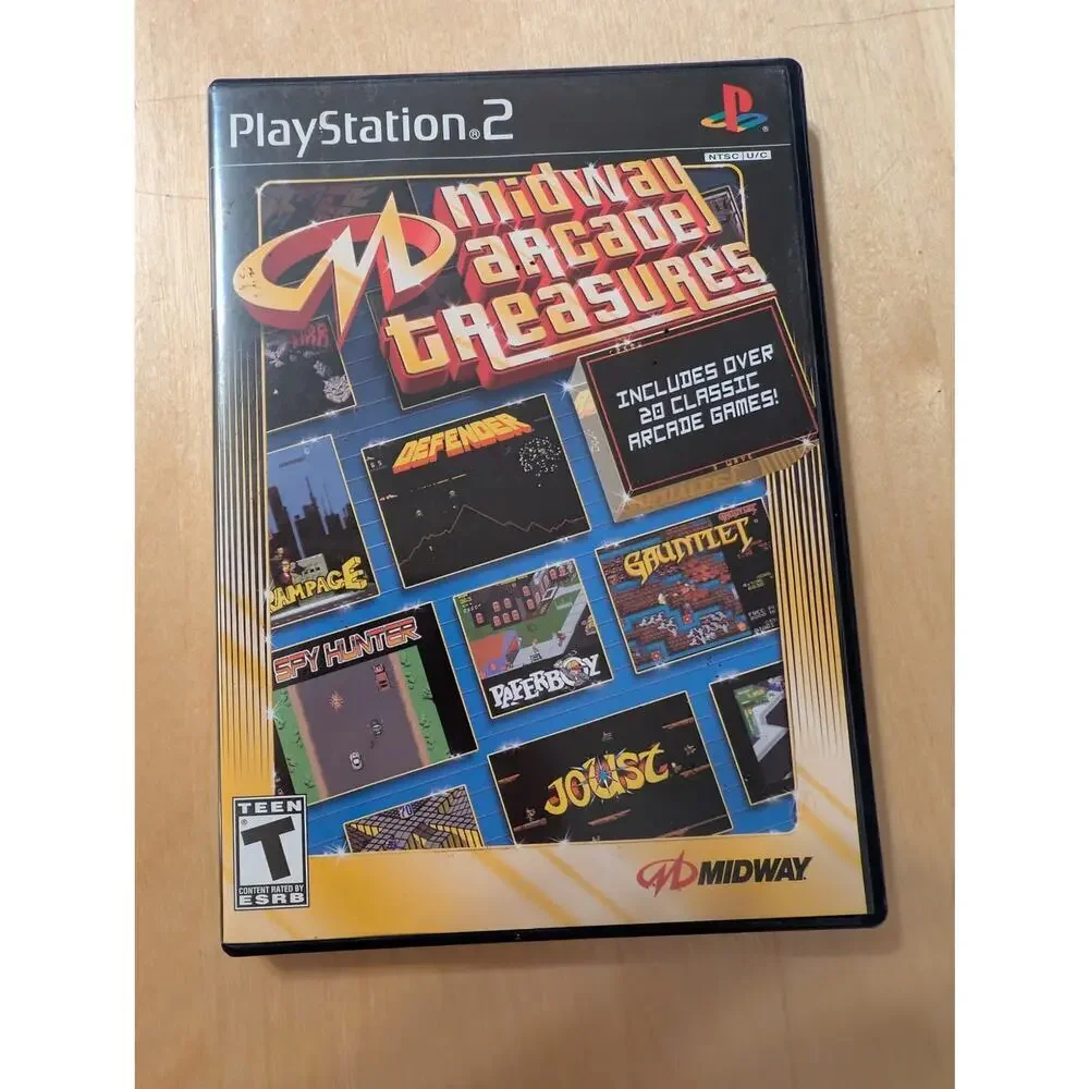 🎃 PlayStation 2 Midway Arcade Treasures Game